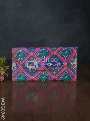 Patola Printed Fabric Purse - WBG0949