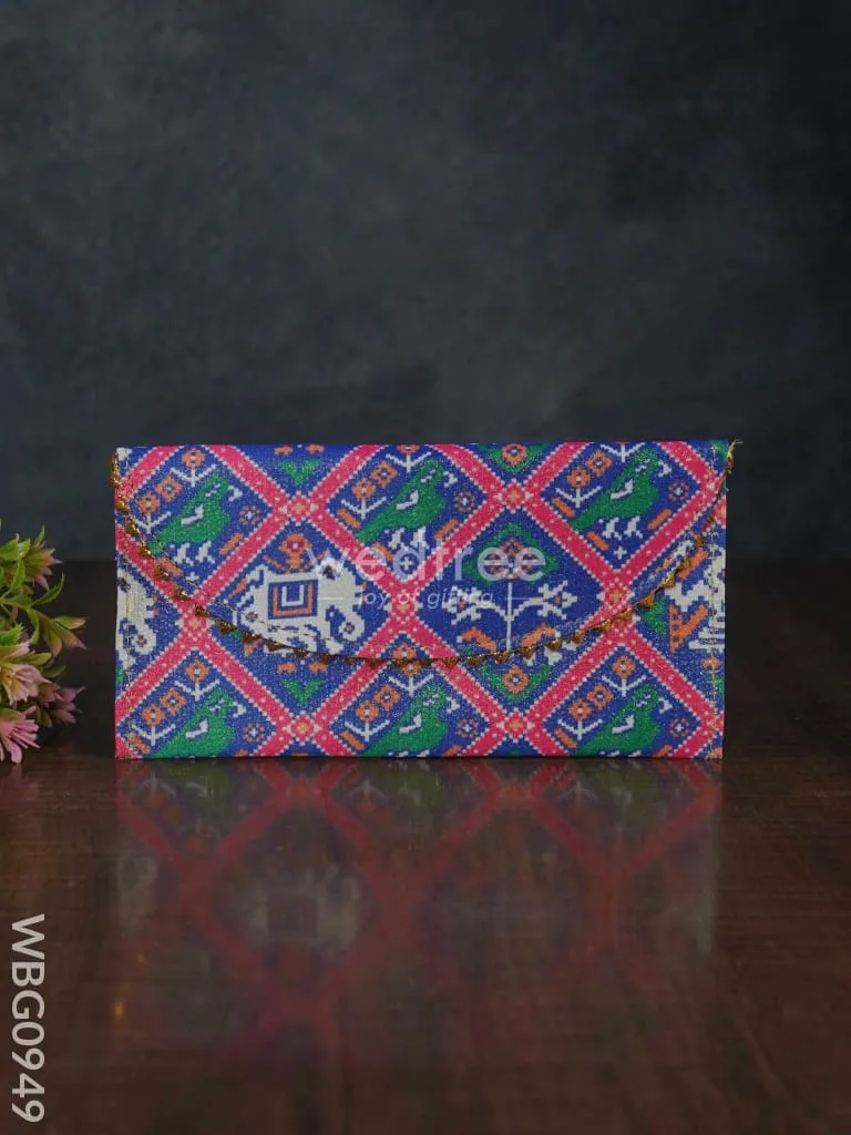 Patola Printed Fabric Purse - WBG0949