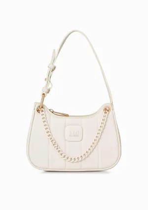 Patti Saddle Crossbody Bag Ivory