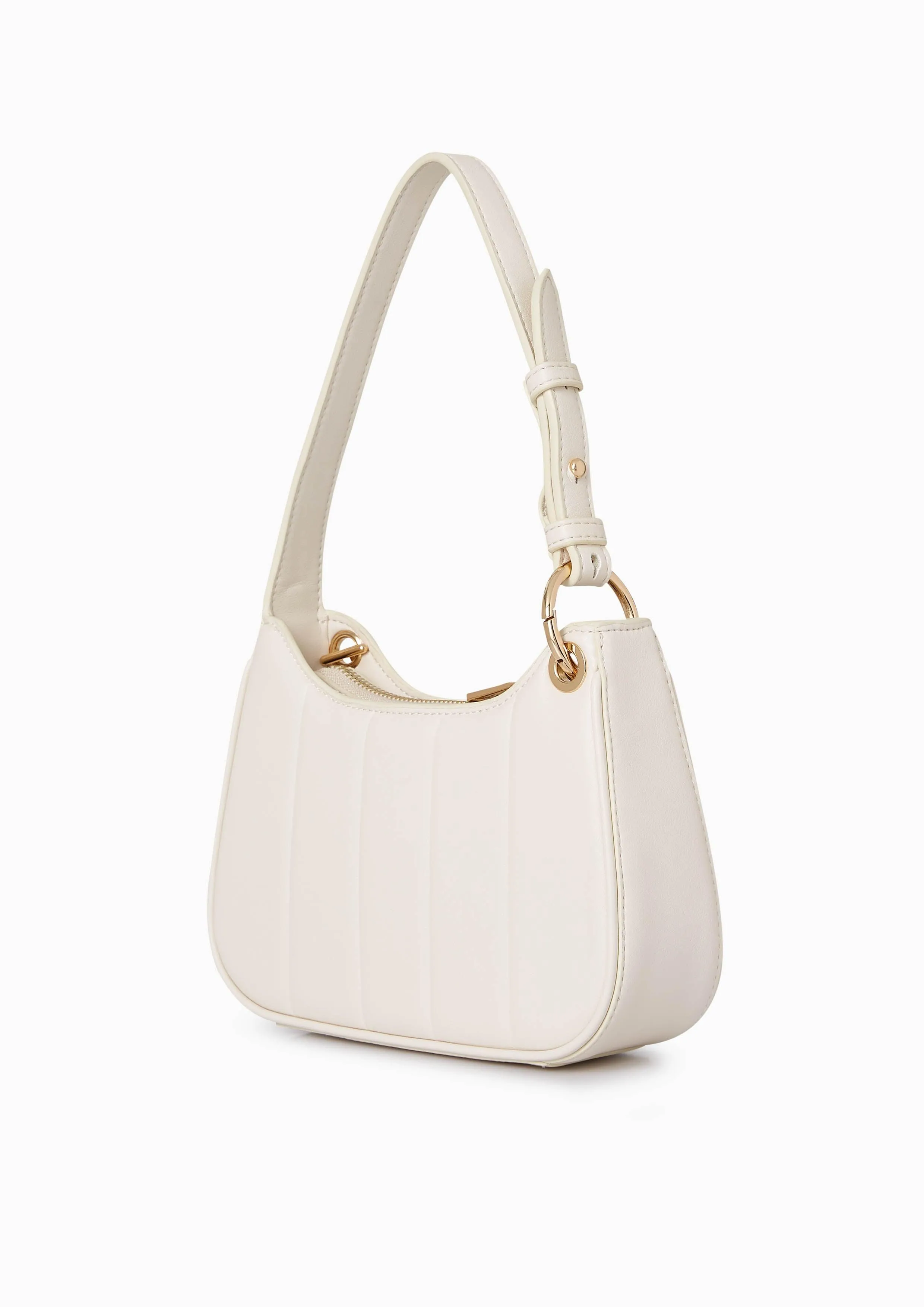 Patti Saddle Crossbody Bag Ivory