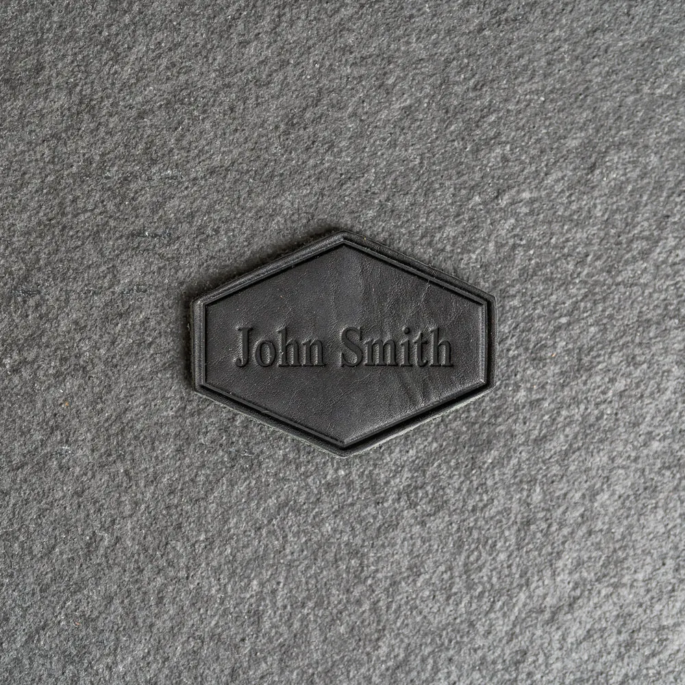 Personalized Leather Patches with optional velcro - Blank Patches or Personalized with Logo, Image, or Text