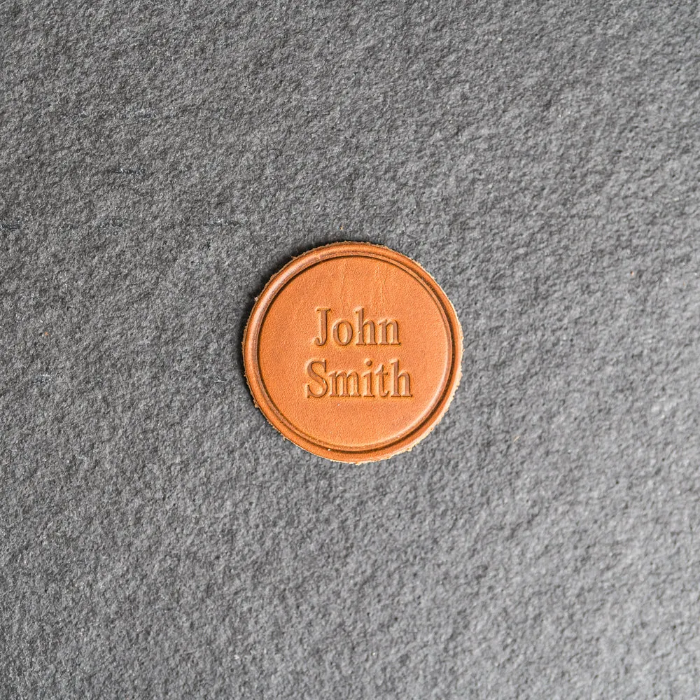 Personalized Leather Patches with optional velcro - Blank Patches or Personalized with Logo, Image, or Text