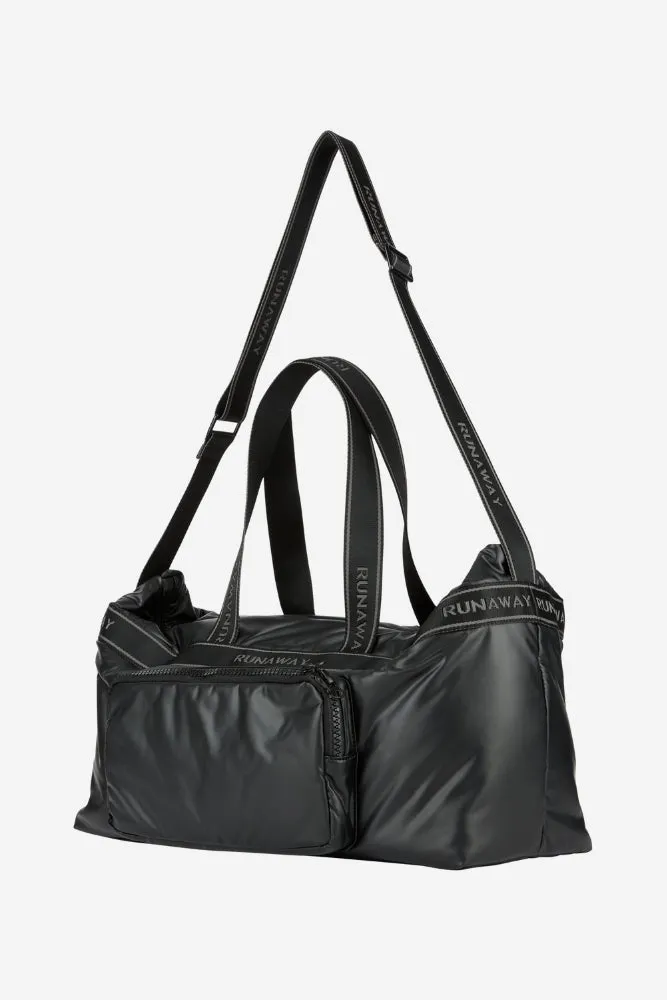 Puffy Runaway Gym Bag - Black/Black