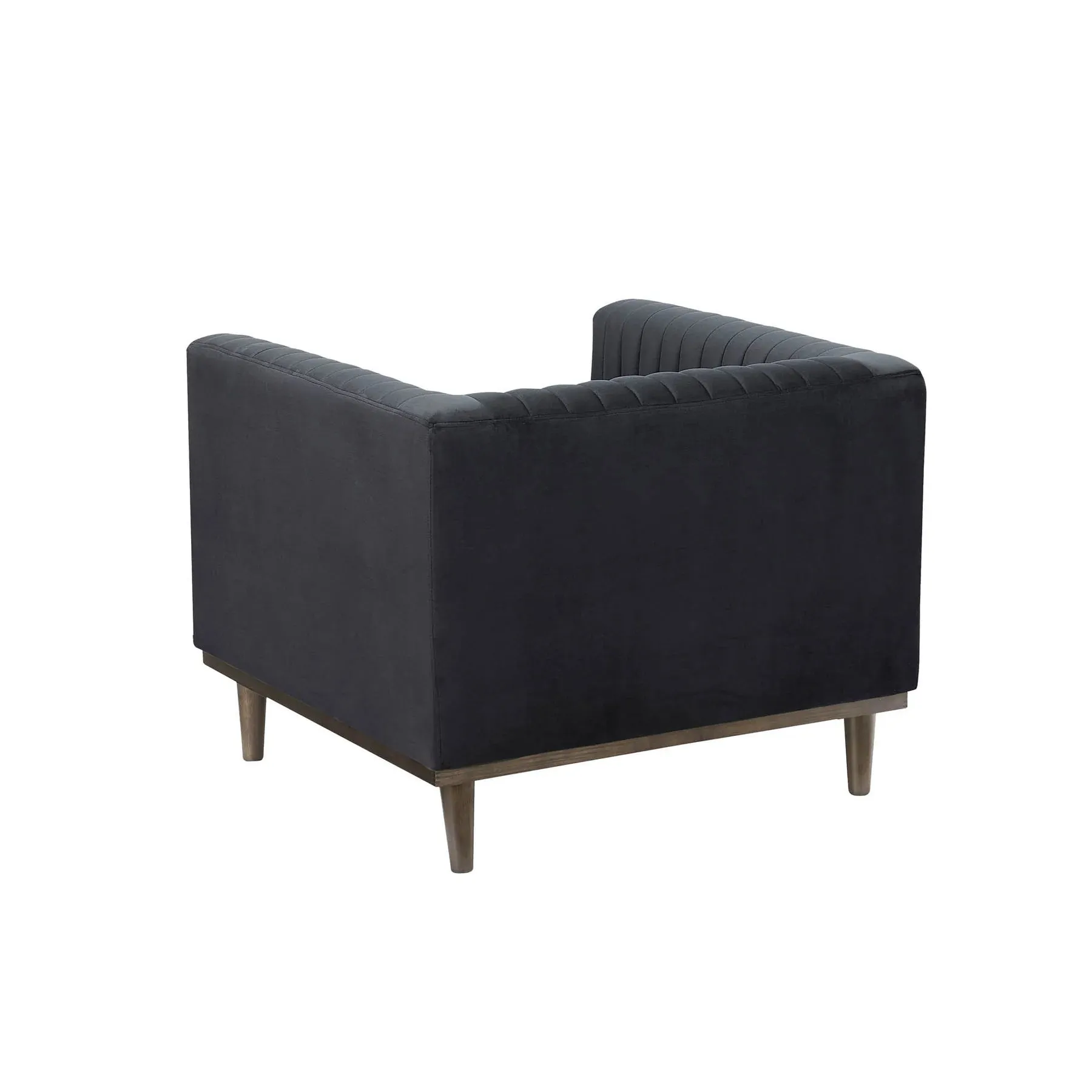 SAGE Black Velvet Sofa