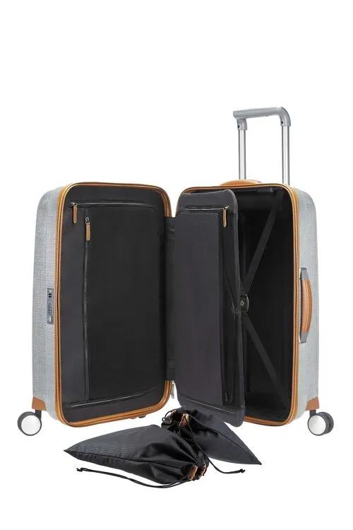 SAMSONITE LITE CUBE DLX 82CM SPINNER ALUMINIUM