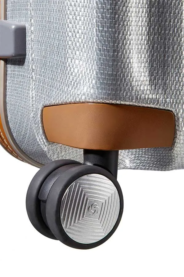 SAMSONITE LITE CUBE DLX 82CM SPINNER ALUMINIUM