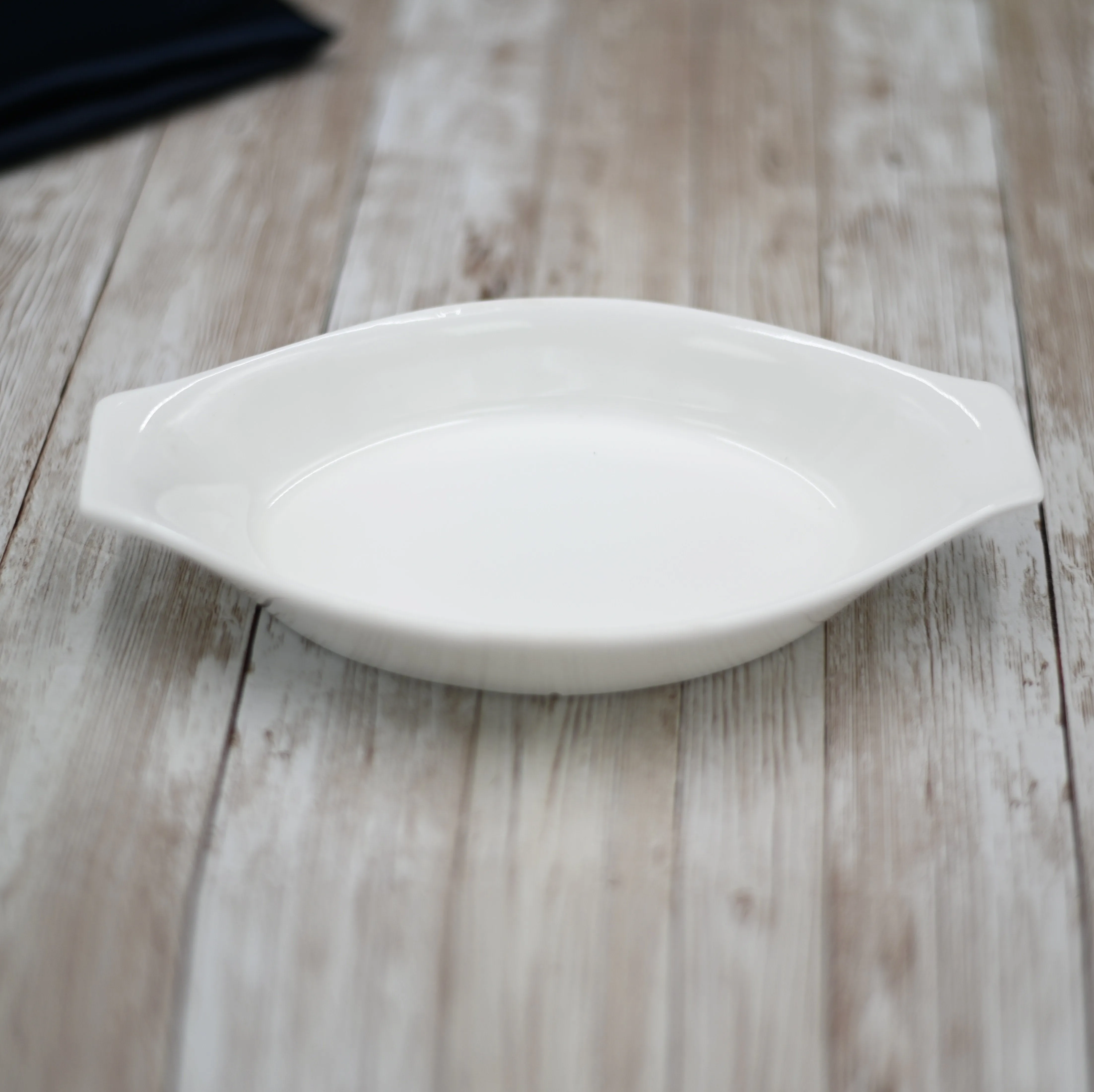 Set Of 6 White Oval Casserole Baking Dish 8" inch | 20 Cm