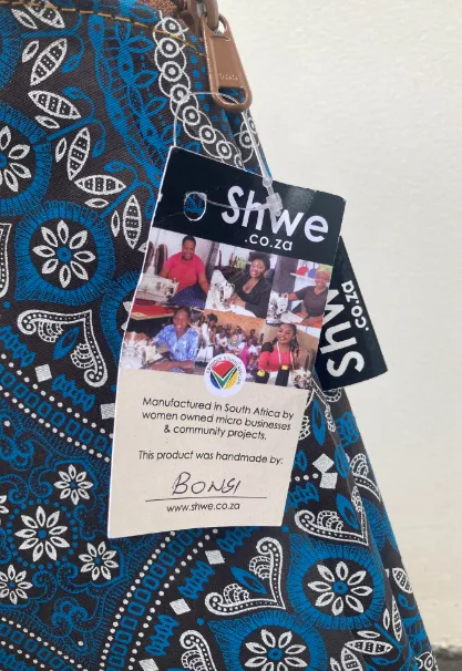 Shwe Wine Cooler Bag Indigo
