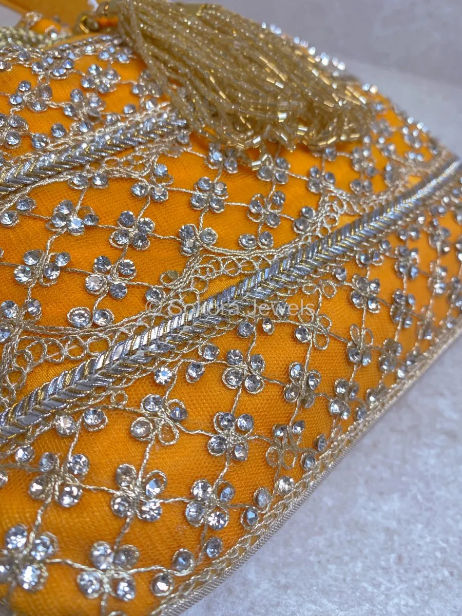 Silk & Stonework Potli Bag