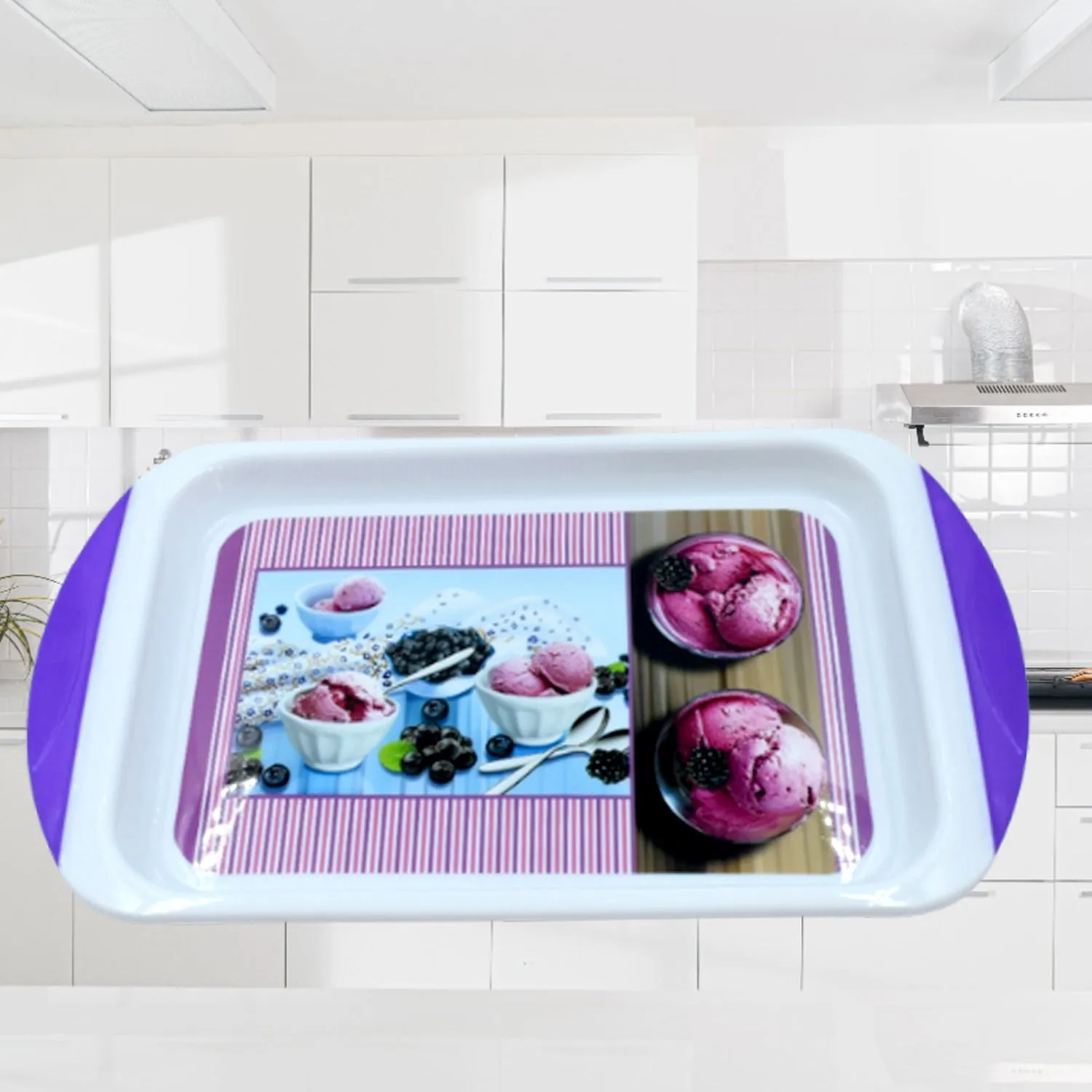 Small Plastic Tray for Kitchen & General Use