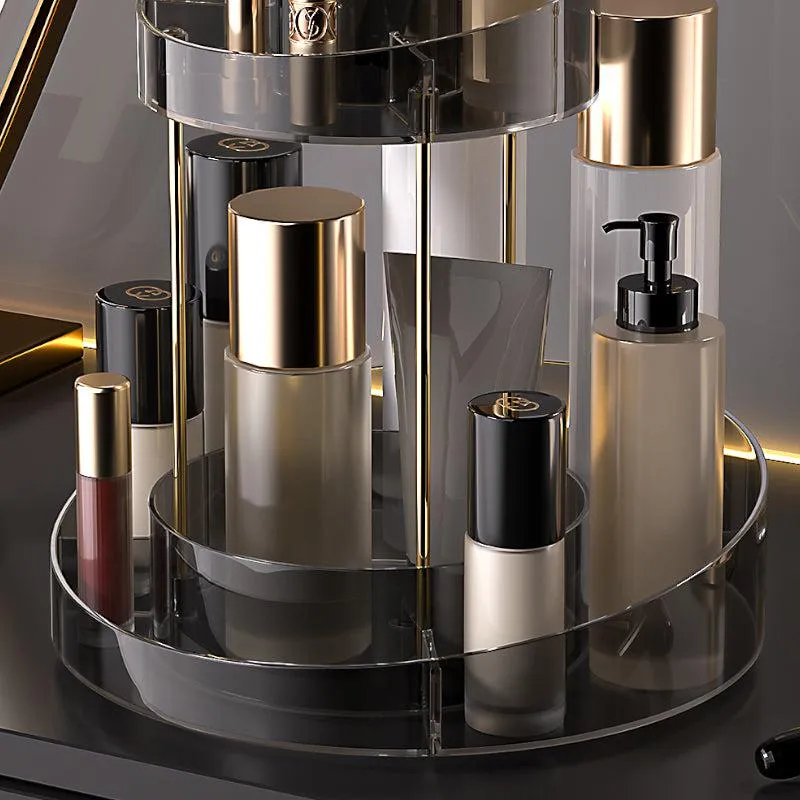 Sophie 2-Tier Makeup Organizer - Black