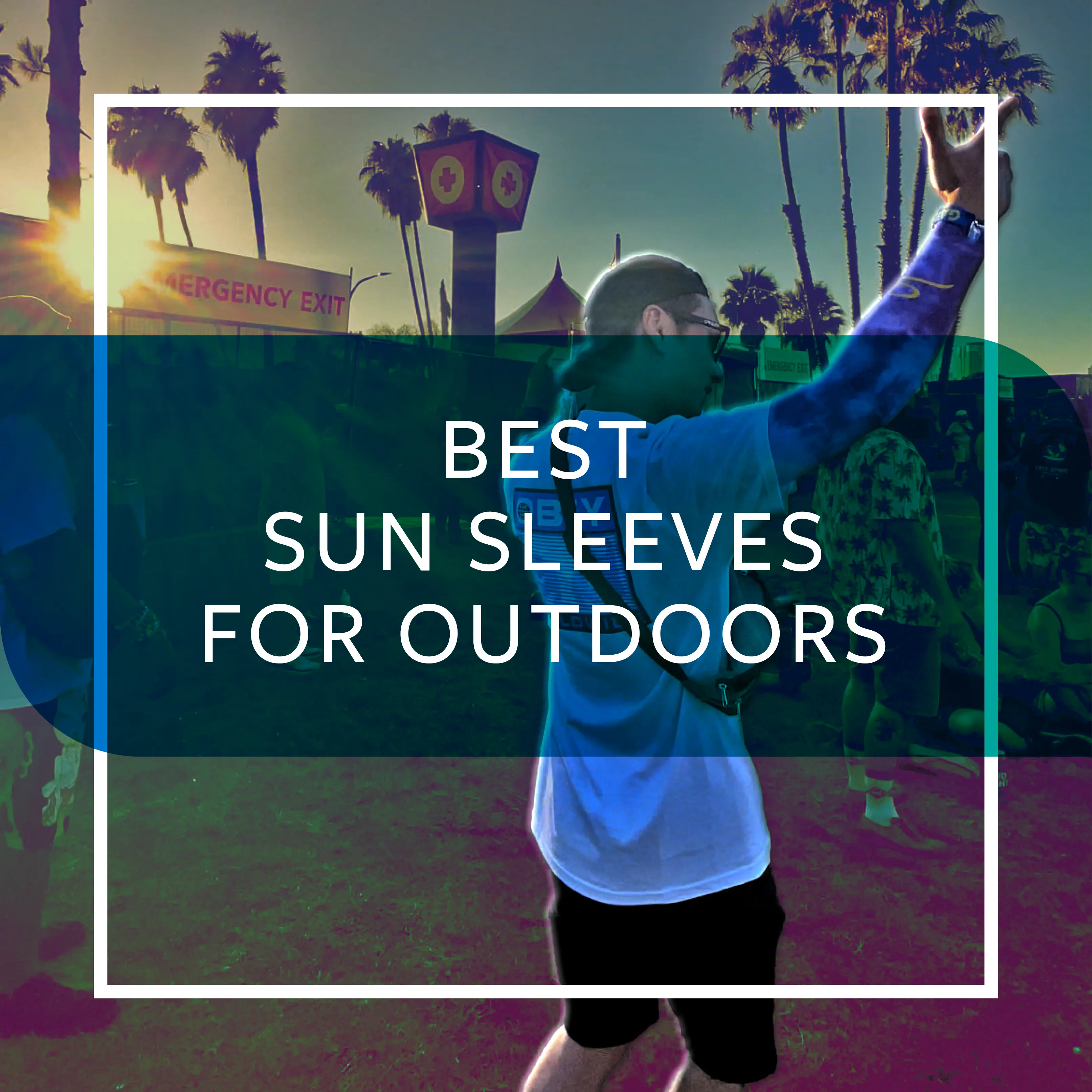 Sun Sleeves White/Yellow