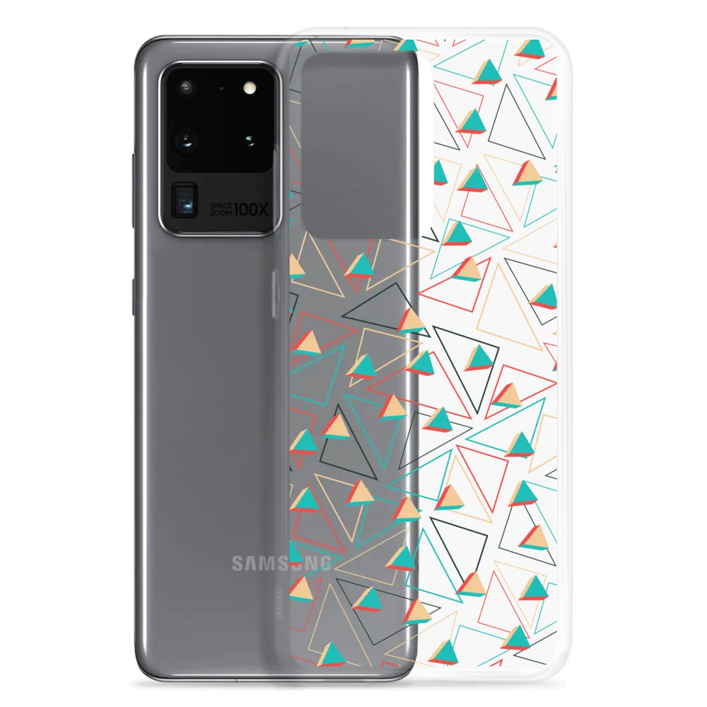 Triangular Candied Clear Samsung Case