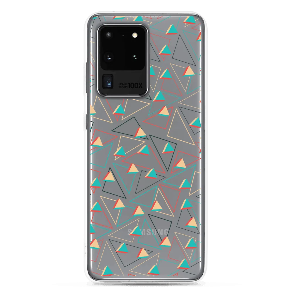 Triangular Candied Clear Samsung Case