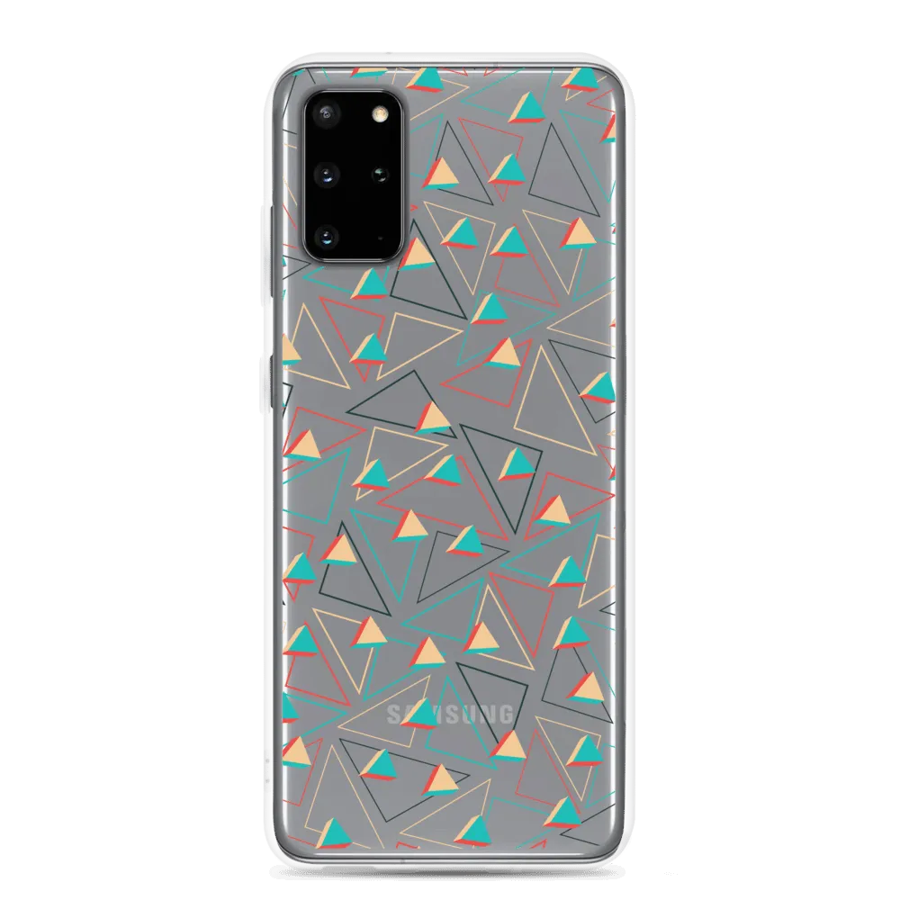 Triangular Candied Clear Samsung Case