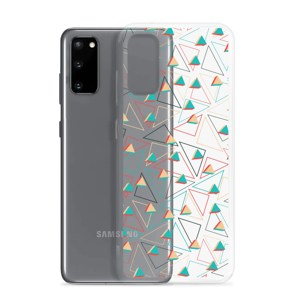 Triangular Candied Clear Samsung Case