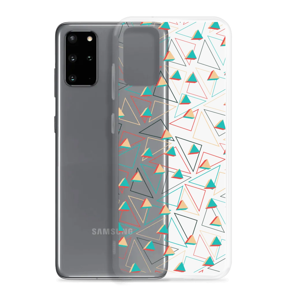 Triangular Candied Clear Samsung Case
