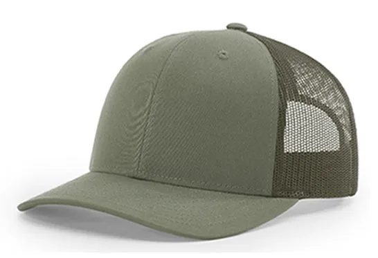 Unisex Custom Leather Patch Snapback Trucker Hat