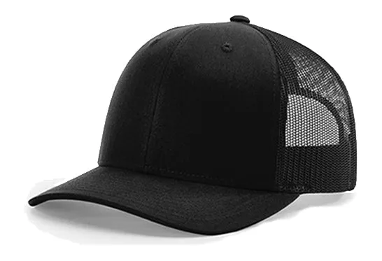 Unisex Custom Leather Patch Snapback Trucker Hat