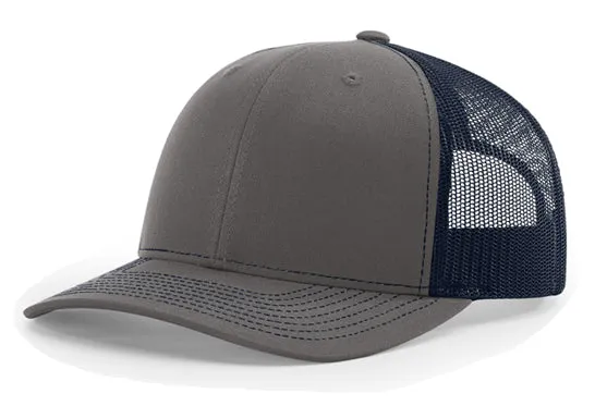 Unisex Custom Leather Patch Snapback Trucker Hat