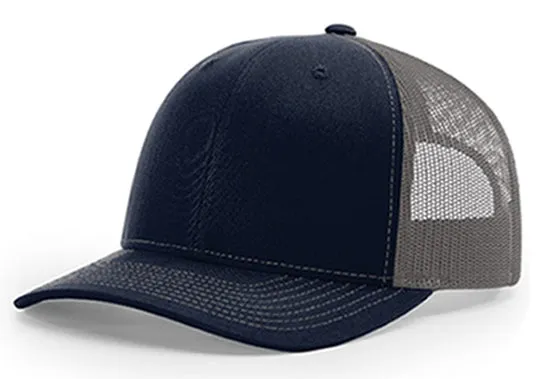 Unisex Custom Leather Patch Snapback Trucker Hat