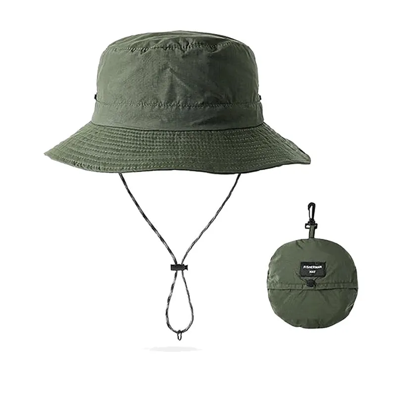 UPF 50  Sun Fishing Hats Wide Brim Bucket Waterproof  UV Protection