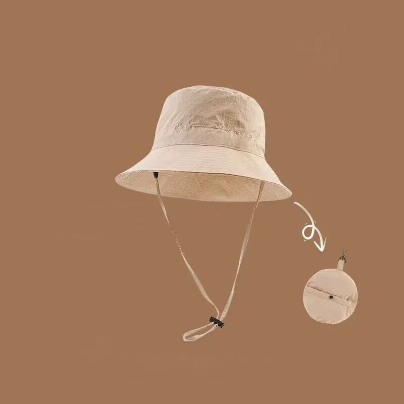 UPF 50  Sun Fishing Hats Wide Brim Bucket Waterproof  UV Protection