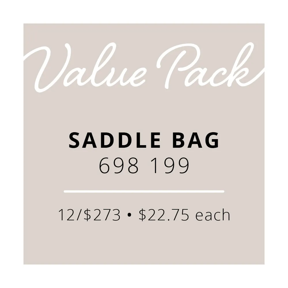 Value Pack Saddle Bag | 12/$273 (Wholesale Only)