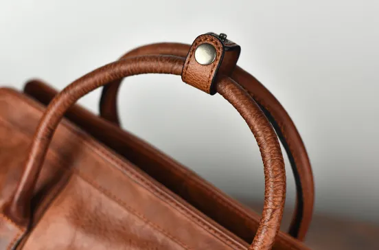 YAAGLE Women Large Capacity Tanned Leather Top-handle Bag Tote YG8266